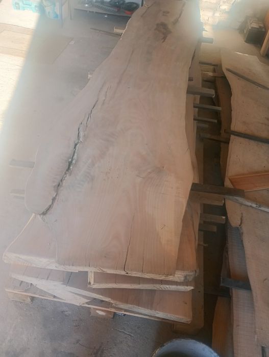 Monolity  na stoły z żywicy 240cm 65cm 6.5cm