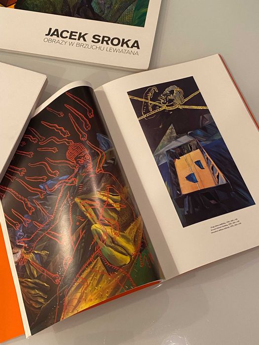 unikat 3 albumy Jacek Sroka odręczny rysunek autograf sztuka Kraków