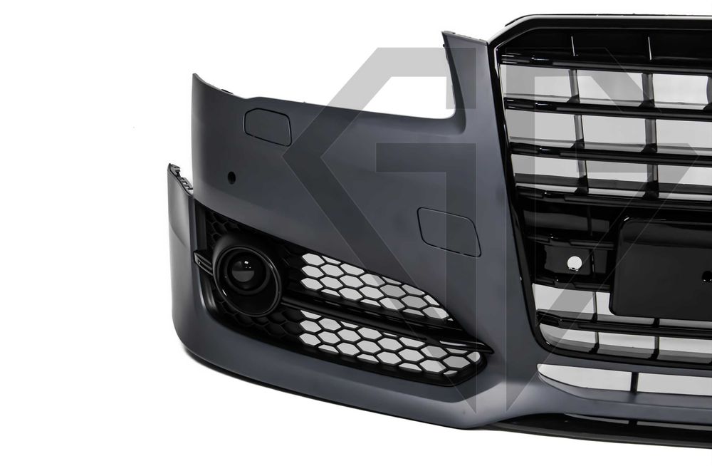 Передний бампер s-line с лайн audi a8 решетка радиатора ауди а8 ауді