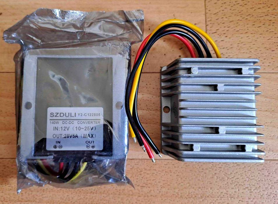 Повышающий преобразователь DC 12V to 28V 10A