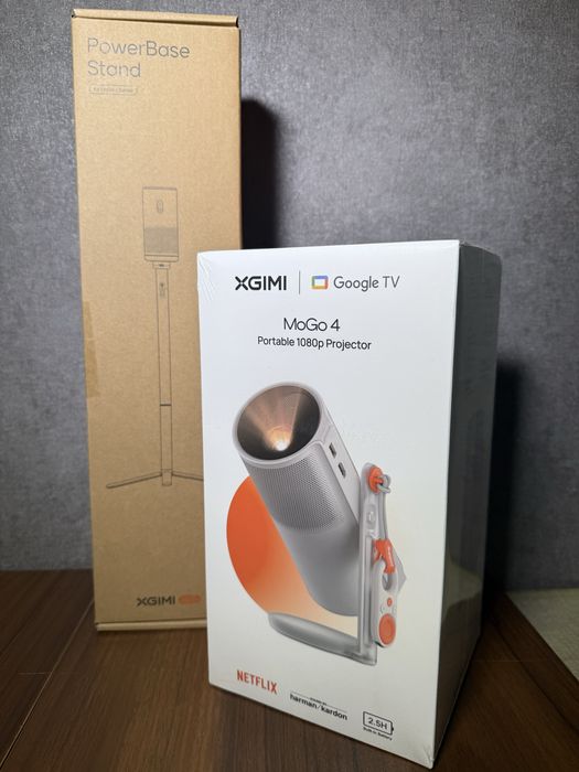 Мультимедийный проектор XGiMi MoGo 4 + PowerBase Stand (WK08K-2)