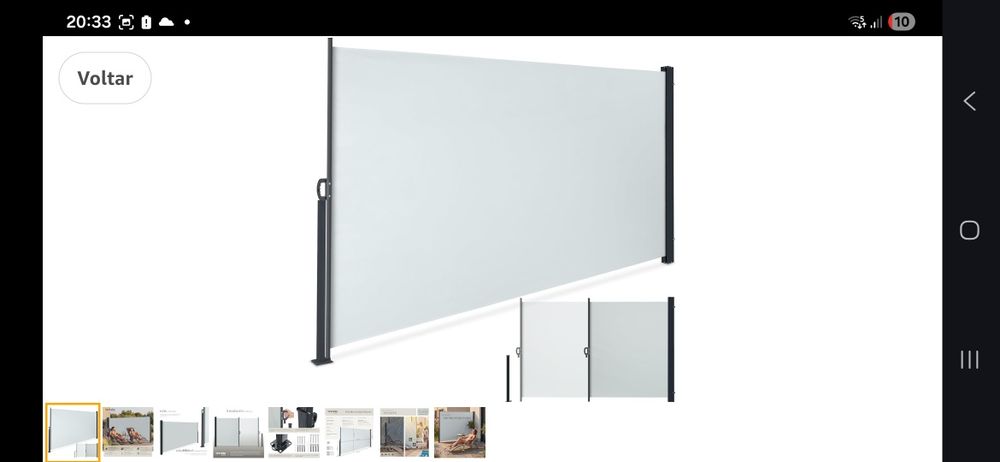 Toldo divisório excelente qualidade