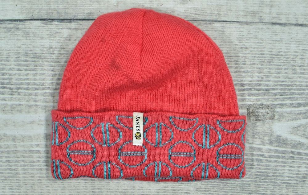 Janus Dwustronna Wełniana Czapka Trekkingowa Beanie