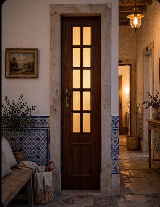 Porta de madeira vintage