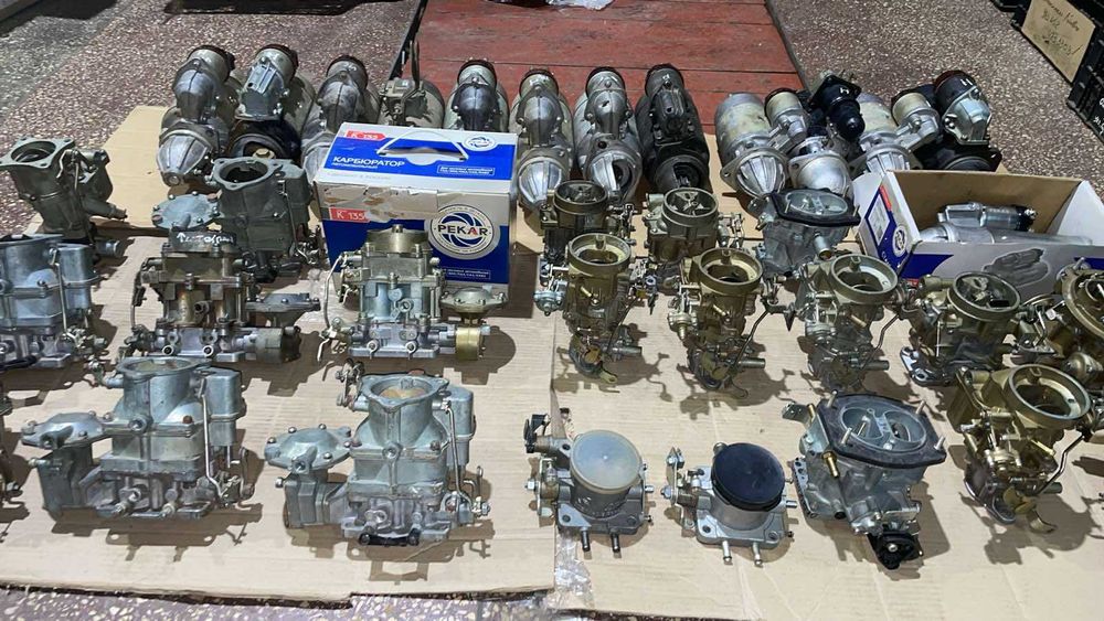 Стартера, карбюратори Уаз, Газ 21, Газ 24, Волга, Зіл, Газ 52, Газ 53