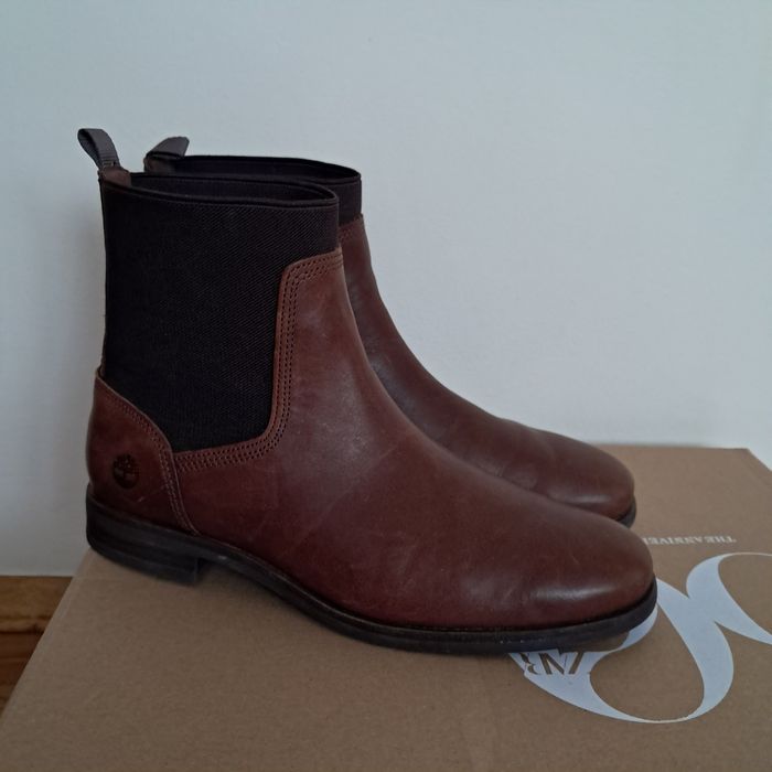 Botki skóra naturalna 38