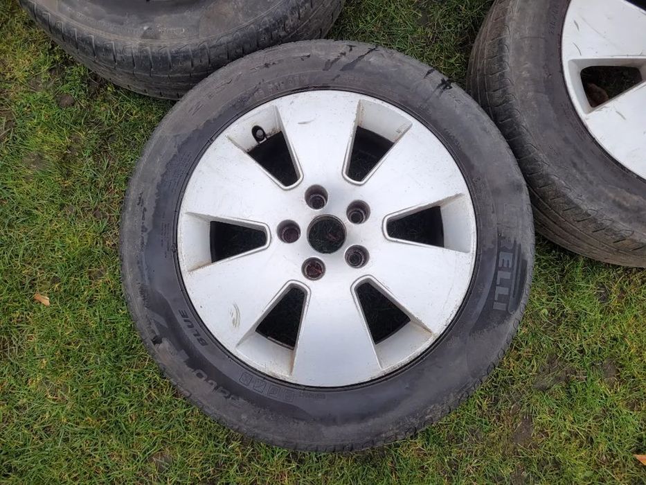 koła 215/55/16 felgi aluminiowe 5x112 7,6x16 et45 audi a6 c6 vw