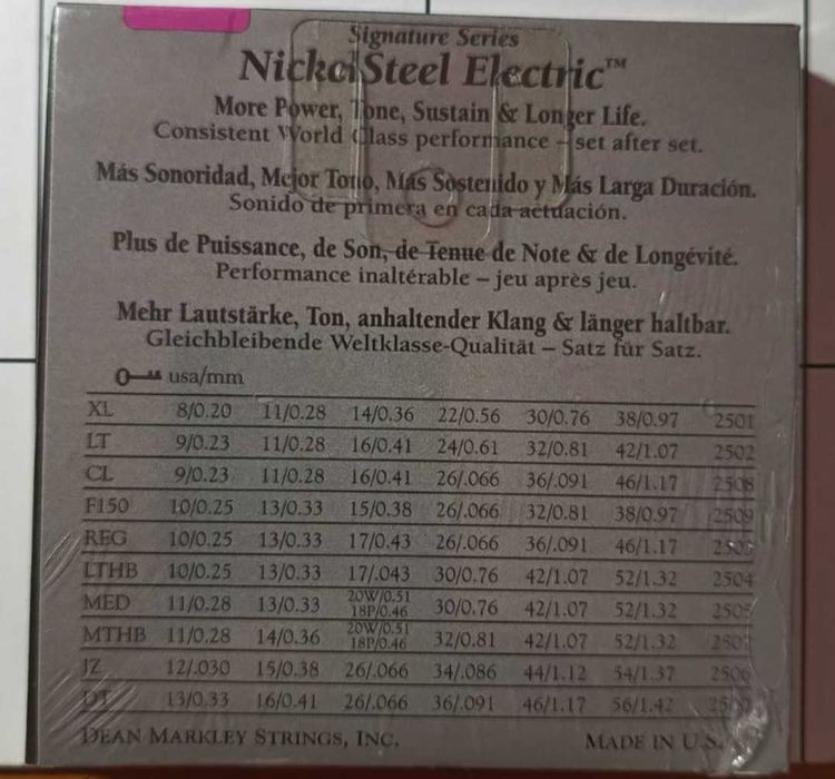 Струны Dean Markley NickelSteel Electric Reg 10-46