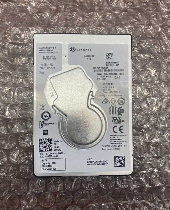 Seagate Barracuda Pro 1TB 2,5" 7200 ST1000LM049