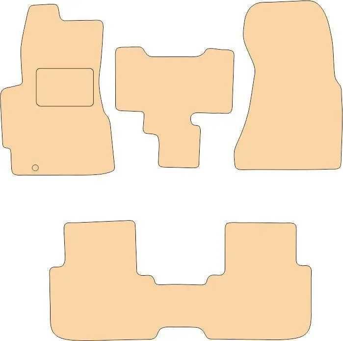 Ворсові коврики для Honda Хонда CR-V ЛІВЕ і ПРАВЕ кермо\ поліки