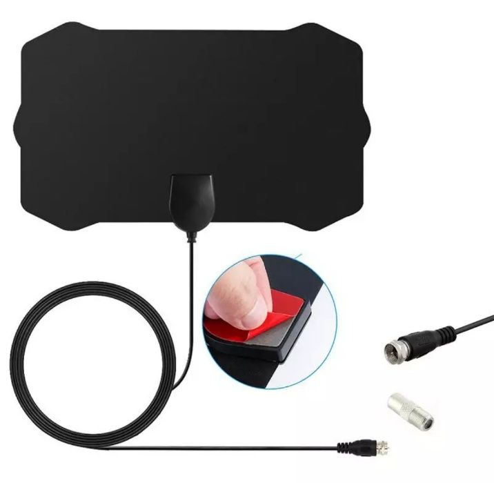 Antena interior HD TV Digital - TDT com amplificador