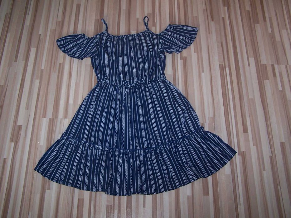 Sukienka granatowo-biała Lenna&Jessie 128