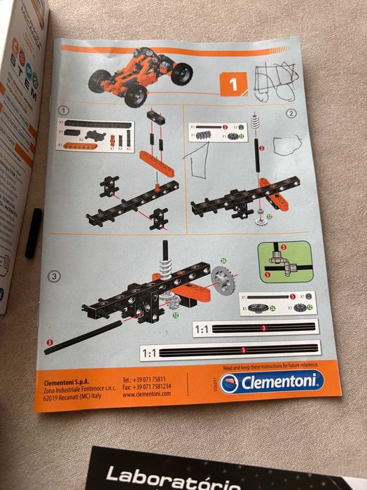 Laboratório de Mecânica Buggy + Moto 4 - Clementoni