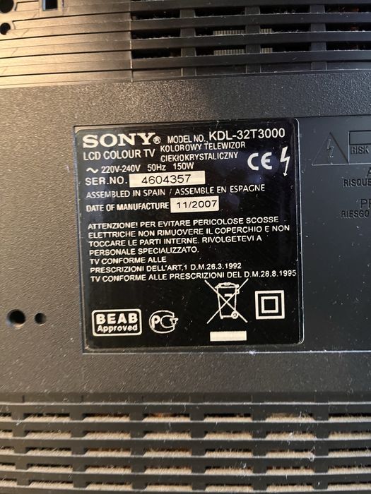 Telewizor 32” LCD Sony Bravia