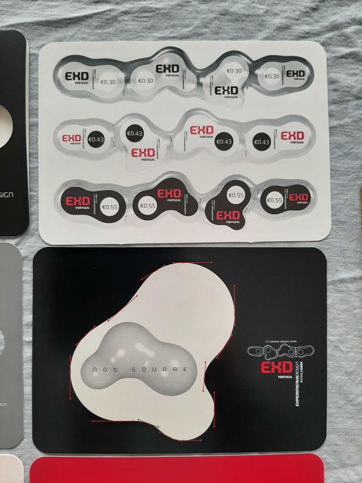 Selos 2003 - Experimenta Desing / Brandia - Auto-adesivos Completo