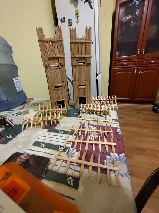 Дерев'яні макети веж оборонних башень