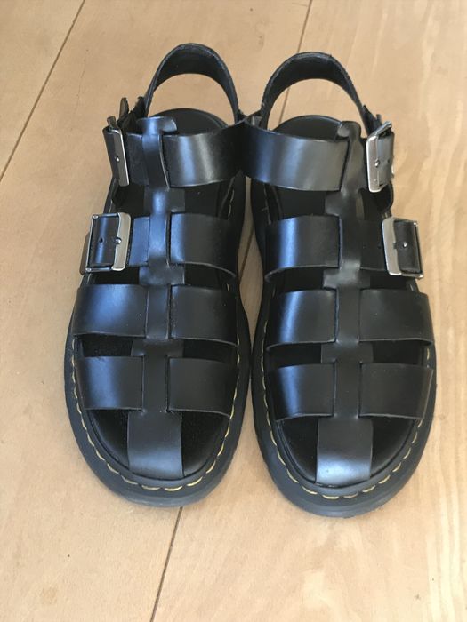 Martensy sandały skorzane dr Martens