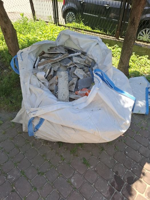 Oddam za darmo 4 worki gruzu czystego BigBag