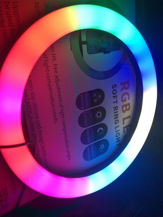 RGB Selfei Ring Light with stand
