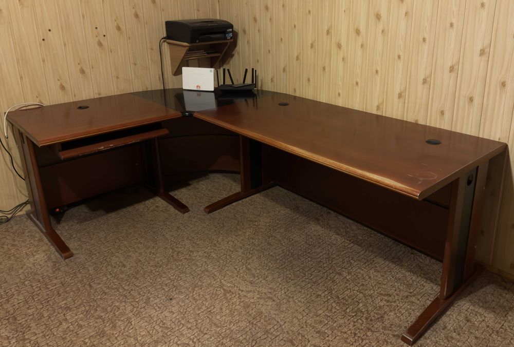 Duże biurko narożne