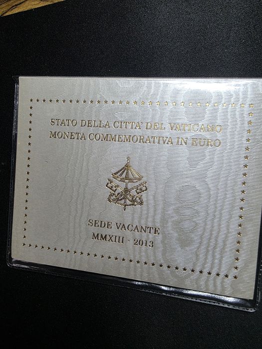 Moeda 2€ vaticano 2013