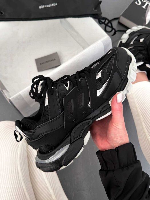 !SALE! Balenciaga Track 3.0 Black Silver 36 37 38 39 40 41 42 43 44 45