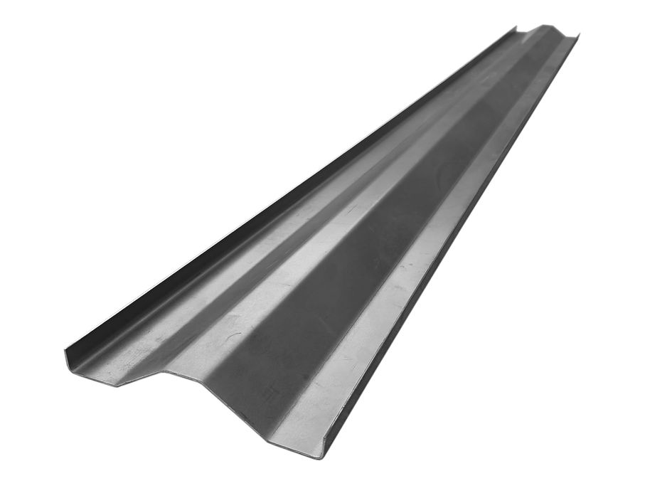 Blacha 2 mm profilowana duży trapez długość 220 cm wysokość 29 cm Blacha na nadstawki 29x220cm