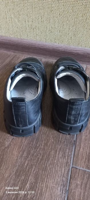 Шкіряніі туфлі на устілку 20-20,5см