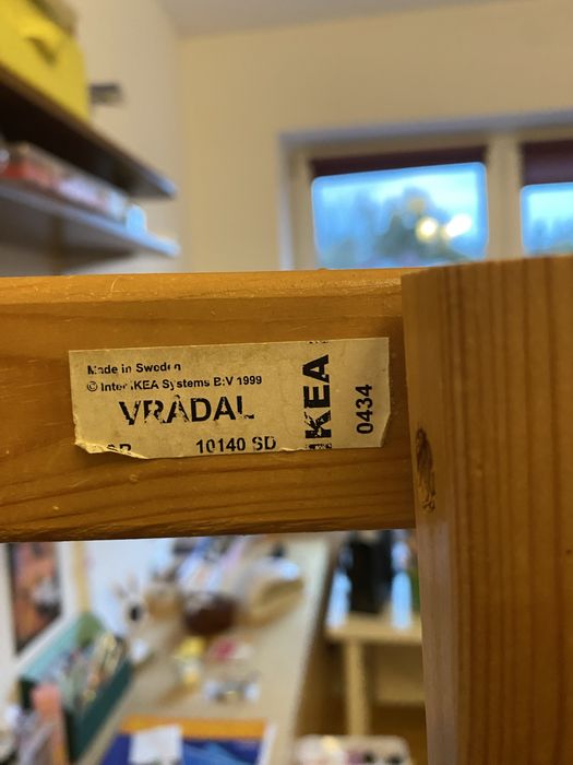Łóżko piętrowe młodzieżowe Ikea 90x200