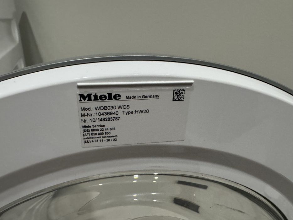 Пральна машина пралка стиралка стиральная машина Miele W1 Classic 7kg