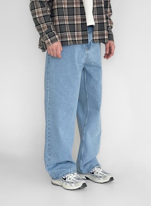 Джинси чоловічі широкі baggy jeans, штани баггі | Джинсы багги мужские широкие Джынсы беги в стиле 90 х реп ск8 Штаны rap pants sk8 y2k | Розмір S