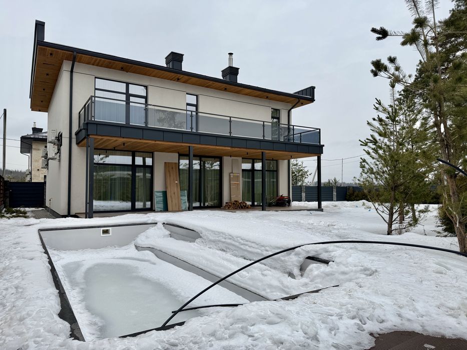 ‼️NEW.Газивікований ДІМ з басейном/меблями/технікою. КМ Нова Ходосівка