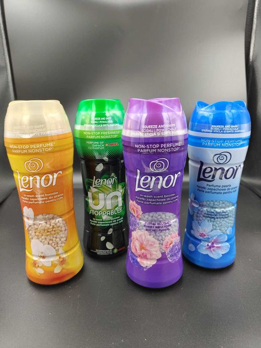 Zestaw perełek Lenor mix 4 sztuki zapachy prania Ariel 4x270g komplet