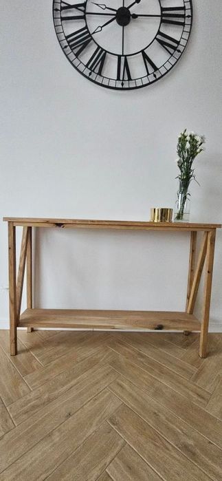 Konsola lita dębowa