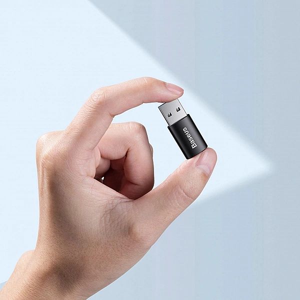Baseus Ingenuity Series Mini przejściówka adapter USB 3.1 OTG do USB T