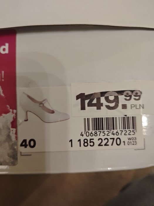 Buty ślubne. Nowe rozmiar 40