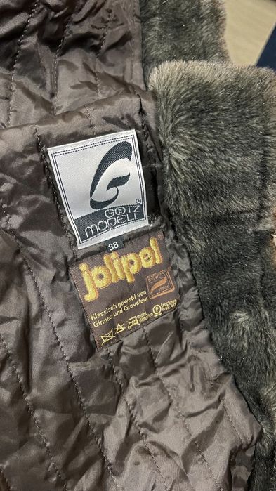 Jolipel roz. 38 damski długi płaszcz wiązany w talii