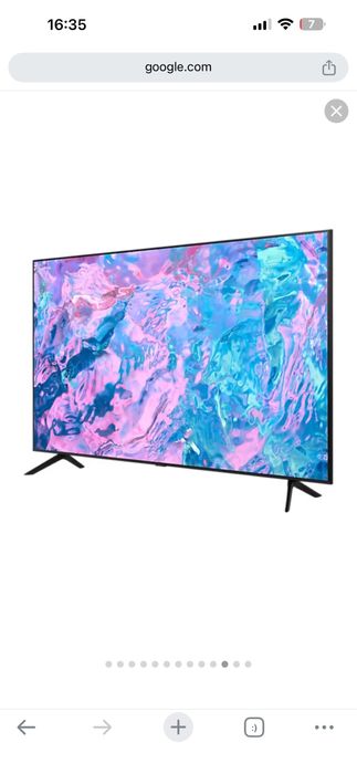 Samsung 55” Smart 4K Crystal UHD TV + Opção de Suporte Parede