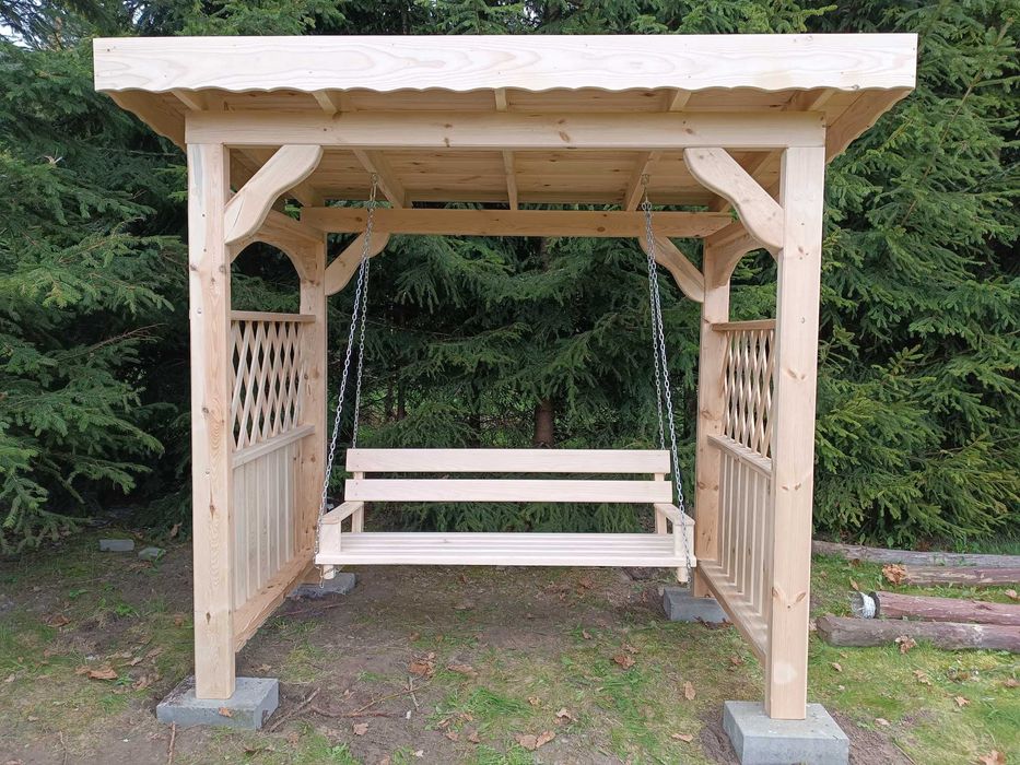 Huśtawka ogrodowa pergola altana