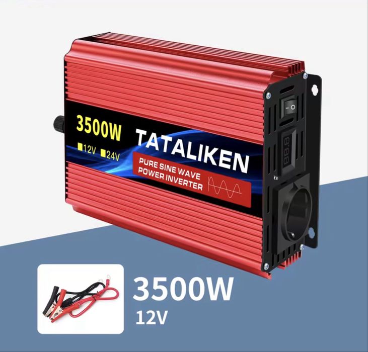 Інвертор Tataliken 12v 3500/3000w В НАЯВНОСТІ ПРЯМО ЗАРАЗ!
