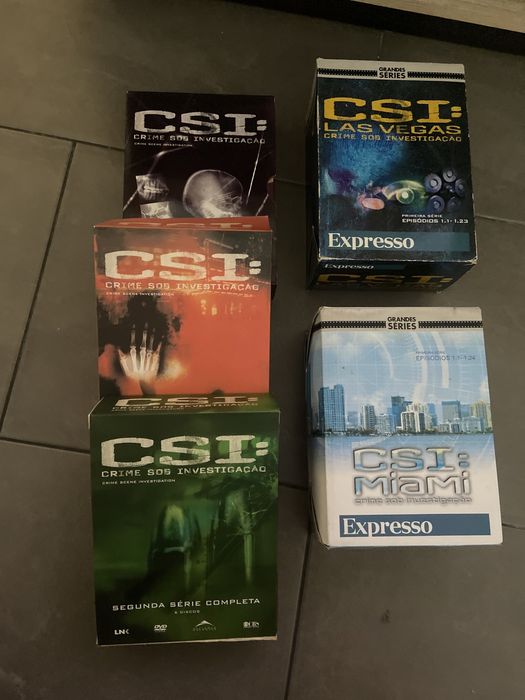 DVDS  serie CSI vendo series
