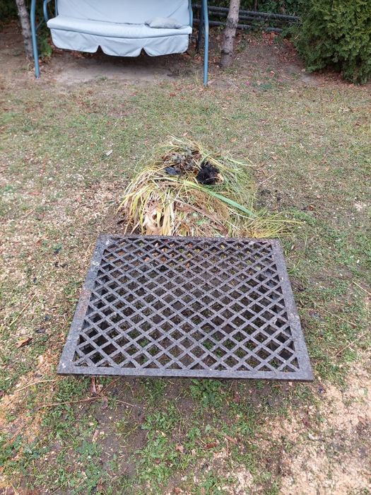 Palenisko duże solidne żeliwne grill kratka krata