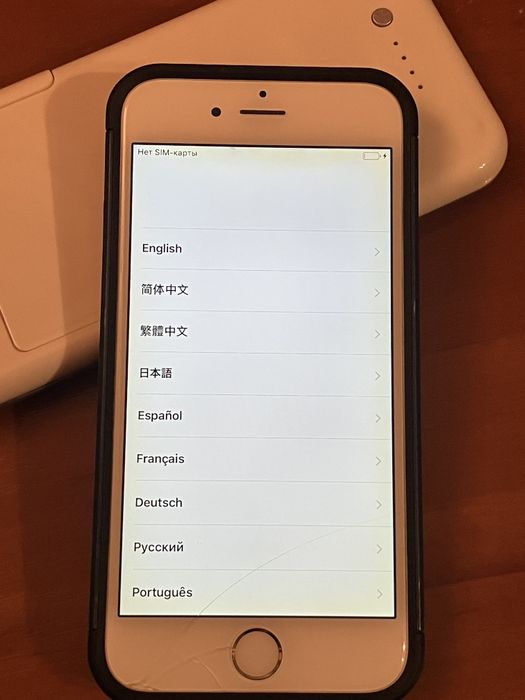 iPhone 6s біло-золотий