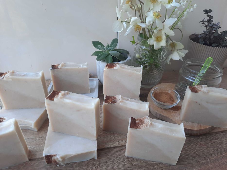 Мило з нуля ручної роботи , 100% натуральне 120 грам