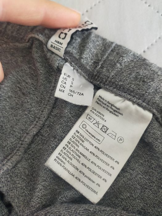 Legginsy szare H&M