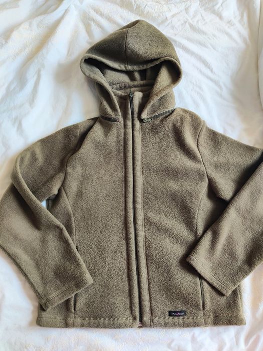 Zielony polar damski khaki polaris M