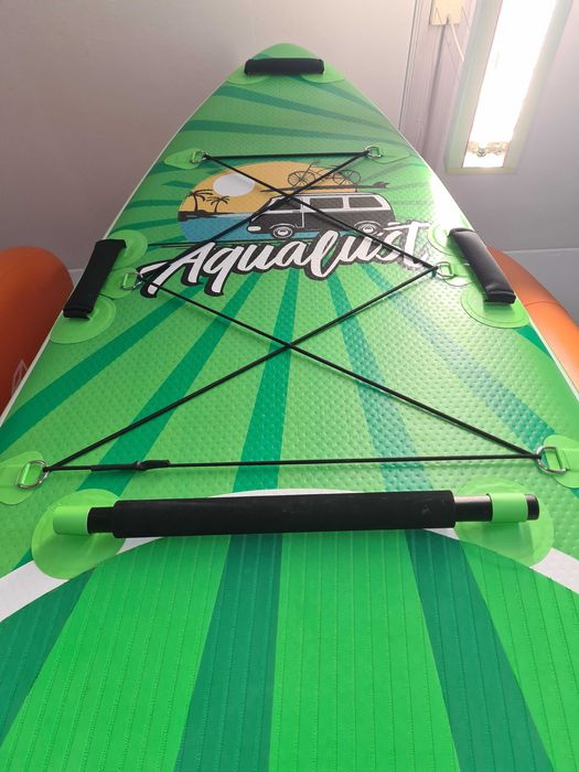 AQUALUST Дошка SUP САП доска Борд НОВАЯ 2 СЛОЯ 320 см. Board Paddle SUP дошка 2 шари слоя доска надувна Stand Up Paddle board борд SUB SAP надувная