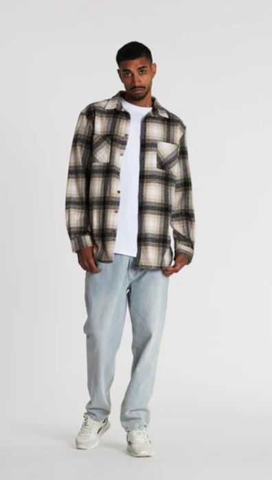 Чоловіча фланелева,котонова сорочка,брендова ONLI&SONG,XL