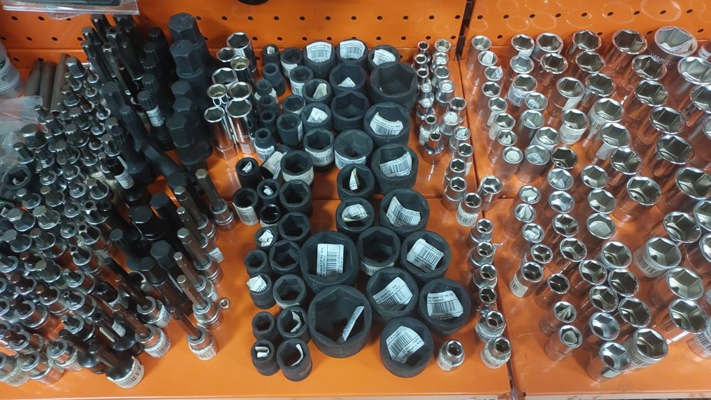 Головки торцевые 1/2, 3/4, 1 дюйм(а). E-профиль.