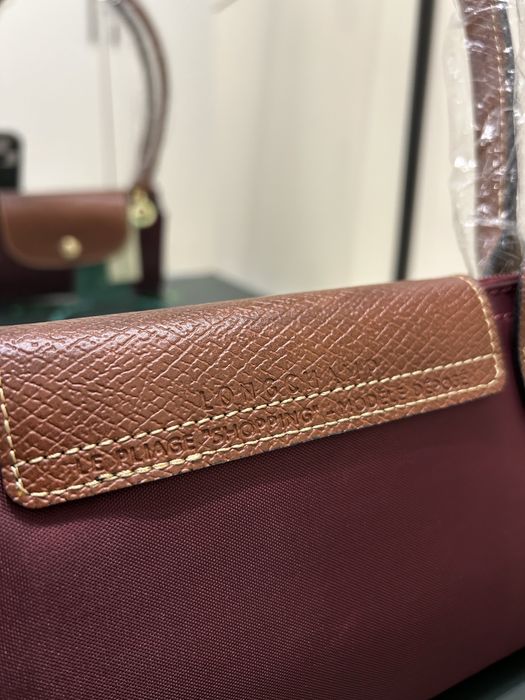 Torebka Longchamp burgundowa M